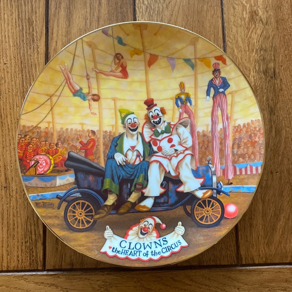 The Greatest Show on Earth Clown Plate